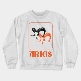 Aries Duo Border Crewneck Sweatshirt